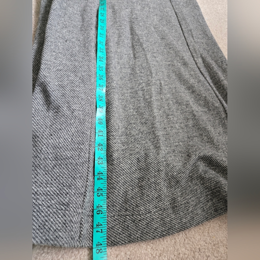 FREE PEOPLE NWT Wool Blend Long Grey Knit Longline Jacket/ Coatigan. Size Large - Picture 15 of 16